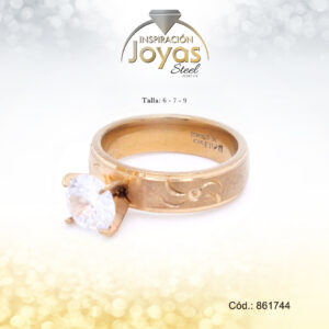 Anillo - Acero - Forma De  -  -   T: 7 - 86174470