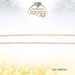 Cadena Acero Dorado Dama  - 9086740