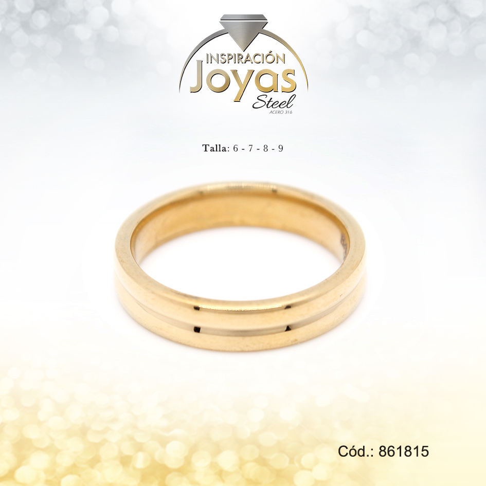 Anillo - Acero - - - T: 6 - 86181560