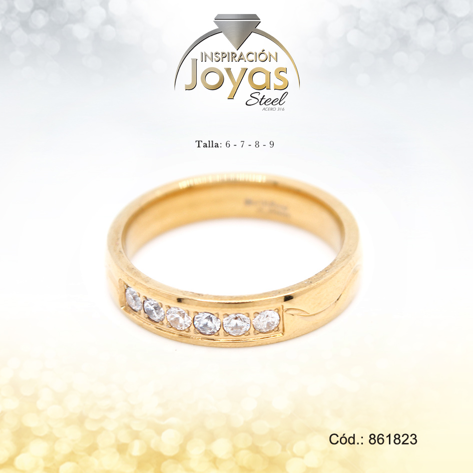 Anillo - Acero - - - T: 6 - 86182360