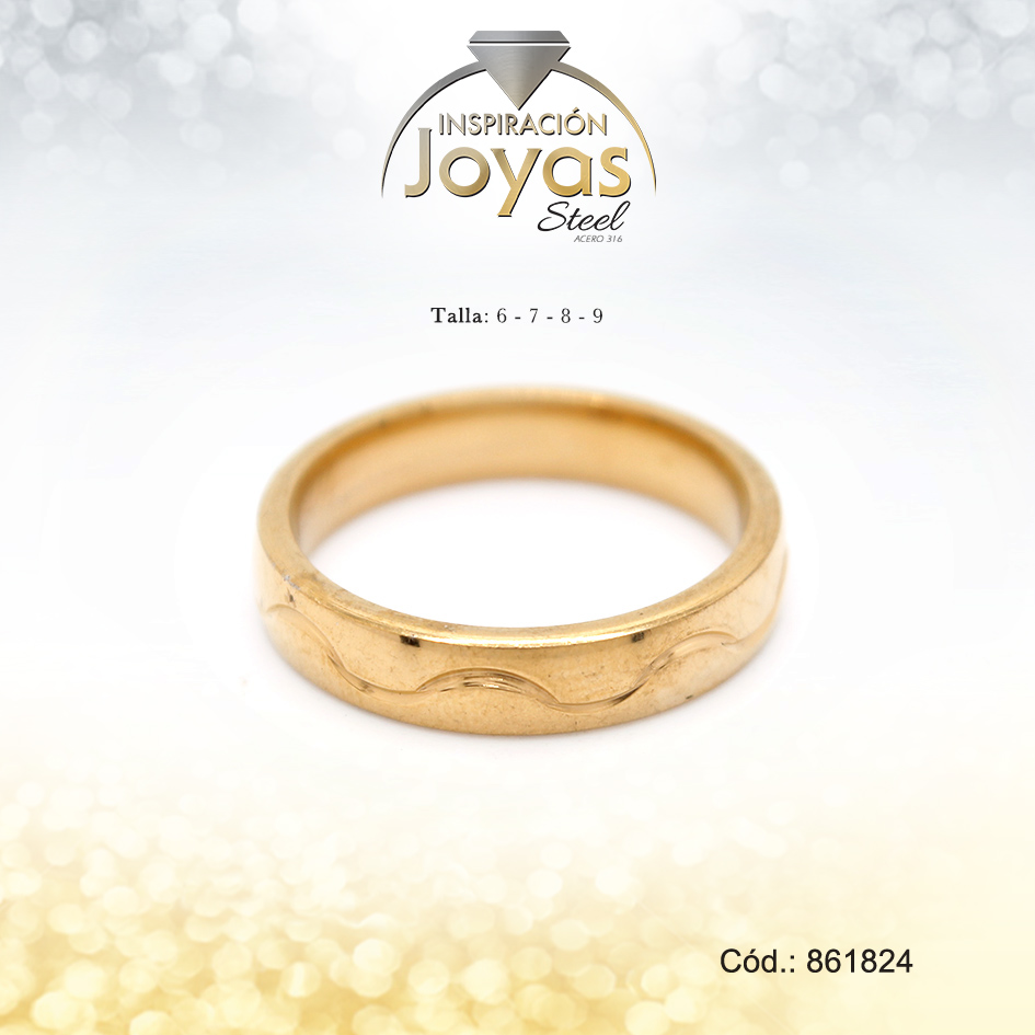 Anillo - Acero - - - T: 6 - 86182460