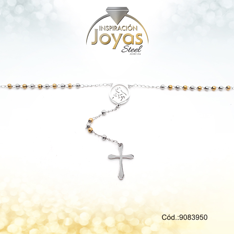 Rosario Acero 2 Tonos - 9083950