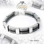 Pulsera de Acero Caballero 2 Tonos Sin Placa   Medida 21 cm - 8018721