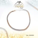 Pulsera de Acero Caballero 2 Tonos Sin Placa   Medida 20 cm - 8042920