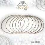 Pulsera de Acero Brazalete Plateado Triple  - 820008