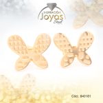 Zarcillo de Acero Variado Dorado Mariposa - 840181
