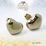 Zarcillo de Acero Variado Dorado Corazón - 840183