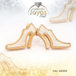 Zarcillo de Acero - Aleación Sintetico - Dorado - Zapato - 840200