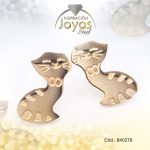 Zarcillo de Acero Variado Dorado Rombo - 840276