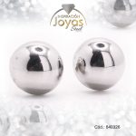 Zarcillo de Acero Esfera Plateado Media Esfera - 840326