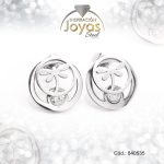 Zarcillo de Acero - Aleación Circón - Plateado - Libélula - 840535