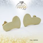 Zarcillo de Acero Variado Dorado Corazón - 840544