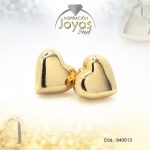 Zarcillo de Acero Variado Dorado Corazón - 840613