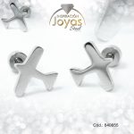 Zarcillo de Acero - Bebé - Plateado - Avión - 840655