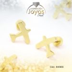 Zarcillo de Acero - Bebé - Dorado - Avión - 840665