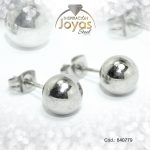 Zarcillo de Acero Esfera Plateado - 840779