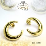 Zarcillo de Acero Variado Dorado Luna - 840780