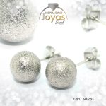 Zarcillo de Acero Esfera Plateado - 840783