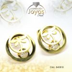 Zarcillo de Acero - Aleación Circón - Dorado - Libélula - 840818