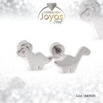 Zarcillo de Acero - Bebé - Plateado - Dinosaurio - 840928