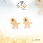 Zarcillo de Acero - Bebé - Dorado - Estrella - 840956