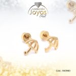 Zarcillo de Acero - Bebé - Dorado - Paraguas - 840960