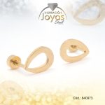 Zarcillo de Acero - Bebé - Dorado - Gota - 840973