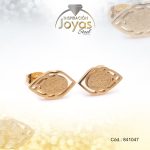 Zarcillo de Acero Variado Dorado Virgen - 841047