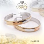 Argolla de Acero Variado 3 Tonos Círculo  - 850386