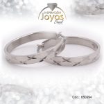 Argolla de Acero Variado Plateado Círculo  - 850394