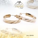 Argolla de Acero Variado Dorado Círculo  - 850456