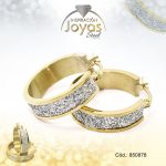 Argolla de Acero Variado 2 Tonos Círculo  - 850878