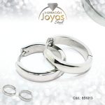 Argolla de Acero Huggies Plateado Círculo - 851013