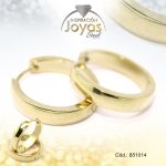 Argolla de Acero Huggies Dorado Círculo - 851014