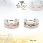 Argolla de Acero Huggies 2 Tonos Círculo - 851061