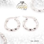 Argolla de Acero Variado Plateado Círculo  - 851075