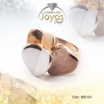 Anillo de Acero Variado  Talla 8 - 860191