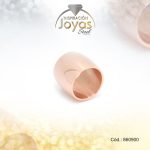 Anillo de Acero Variado Rose Gold Tubo Talla 6 - 860900