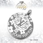 Dije de Acero Aleación Circón Plateado Louis Vuitton - 870009