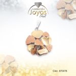 Dije de Acero Variado  3 Tonos Corazón - 870076