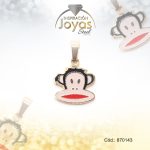 Dije de Acero Aleación Esmalte Dorado Multi Color Paul Frank - 870143