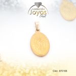 Dije de Acero Religioso  Dorado Virgen Maria Auxiliadora - 870166