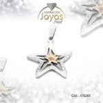 Dije de Acero Variado  2 Tonos Estrella - 870265