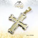 Dije de Acero Religioso 2 Tonos Cruz - 870268