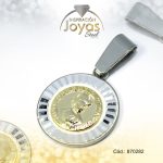 Dije de Acero Religioso 2 Tonos José Gregorio Hernández - 870282