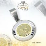 Dije de Acero Religioso 2 Tonos San Miguel Arcángel - 870284