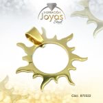 Dije de Acero Variado  Dorado Sol - 870322