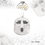 Dije de Acero Religioso Plateado Cruz - 870390