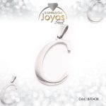 Dije de Acero Letra Plateado C - 870438