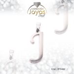 Dije de Acero Letra Plateado J - 870444